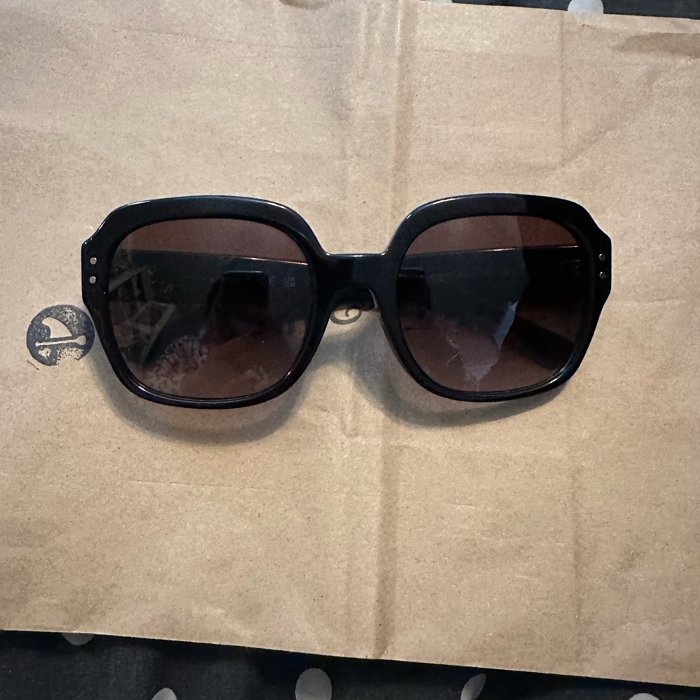 Tory Burch Vintage Exploded Stack Square Sunglass… - image 1